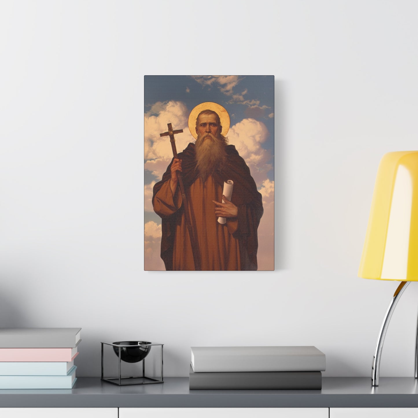 Saint Joannicus the Great / Loannikios of Mount Olympus - Gallery Wrapped Canvas - Print - Religious Art for your Home - Catholic Art Print