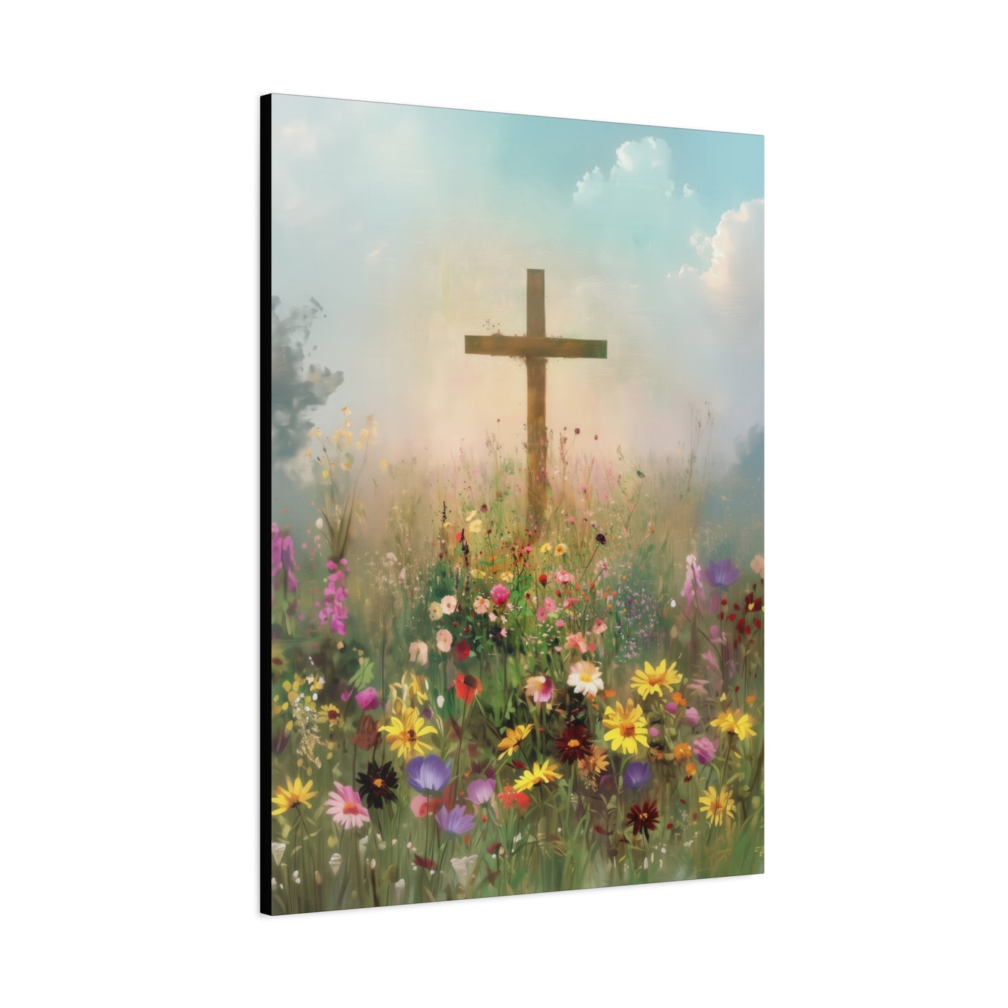 The Cross That Called the Earth to Life - Gallery Wrapped Canvas - Print - Religious Art for your Home - Catholic