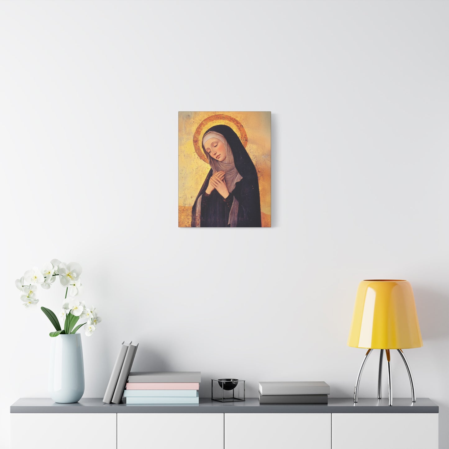 Saint Syncletica of Alexandria - Desert Mother - Gallery Wrapped Canvas - Print - Religious Art for your Home - Catholic