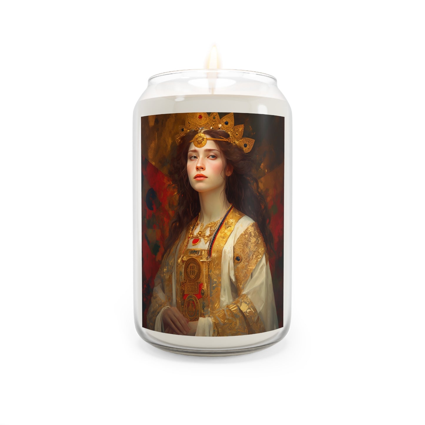 Saint Barbara - Scented Prayer Candle, 13.75oz - Tall Size - Religious Prayer Candle - Catholic Art - Religious Gift