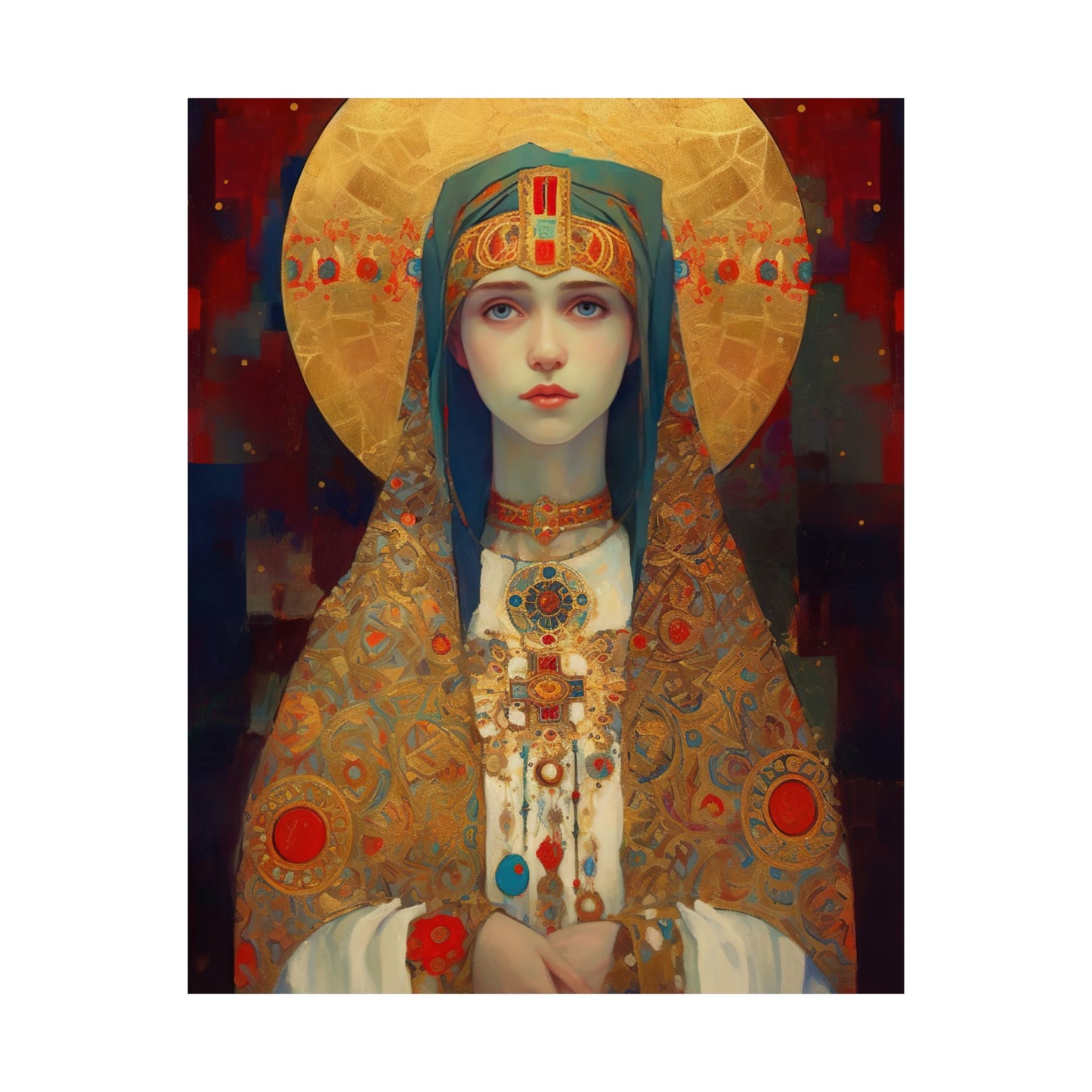 Saint Anastasia of Sirmium Print - Sanctified Souls Print - Multiple Sizes - Premium Matte Vertical Posters