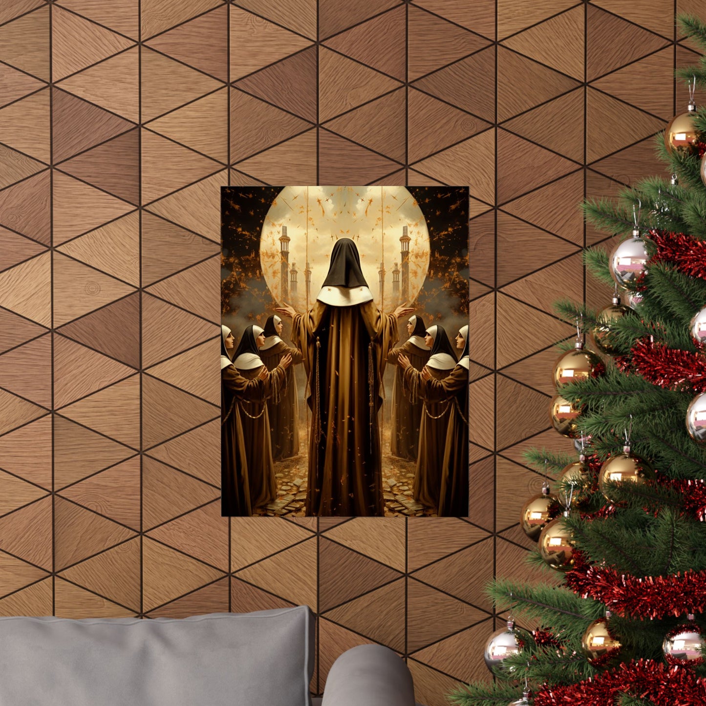 The Blessed Martyrs of Compiègne - Sanctified Souls Print - Multiple Sizes - Premium Matte Vertical Posters