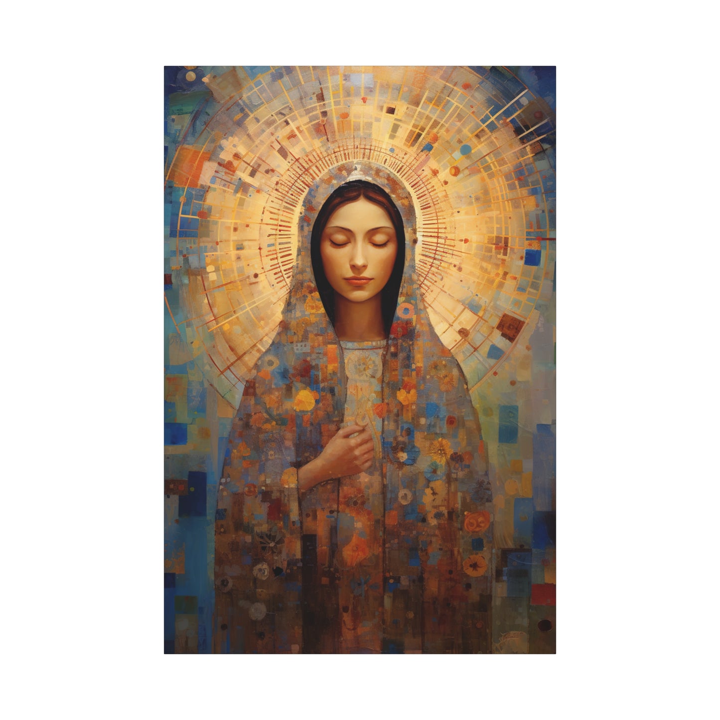 The Virgin of the Americas : Our Lady of Guadalupe Museum Wrapped Canvas Print - Multiple Sizes - Catholic Home art