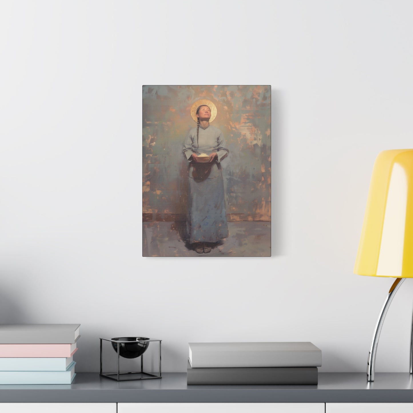 Saint Martha Wang - Chinese Martyr Saint  - Gallery Wrapped Canvas - Print - Religious Art for your Home - Catholic Art