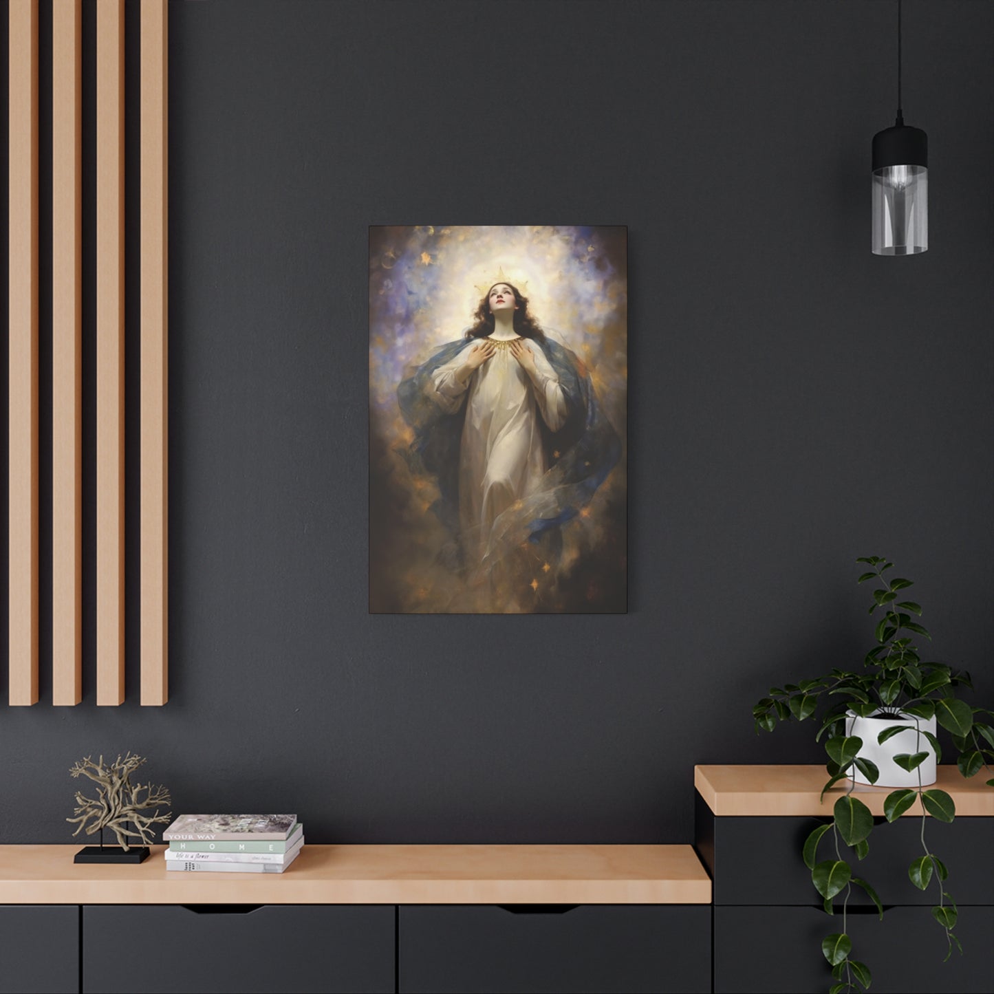 The Assumption of Mary - Museum Wrapped Canvas - Sanctified Souls Print - Religious Art for your Home
