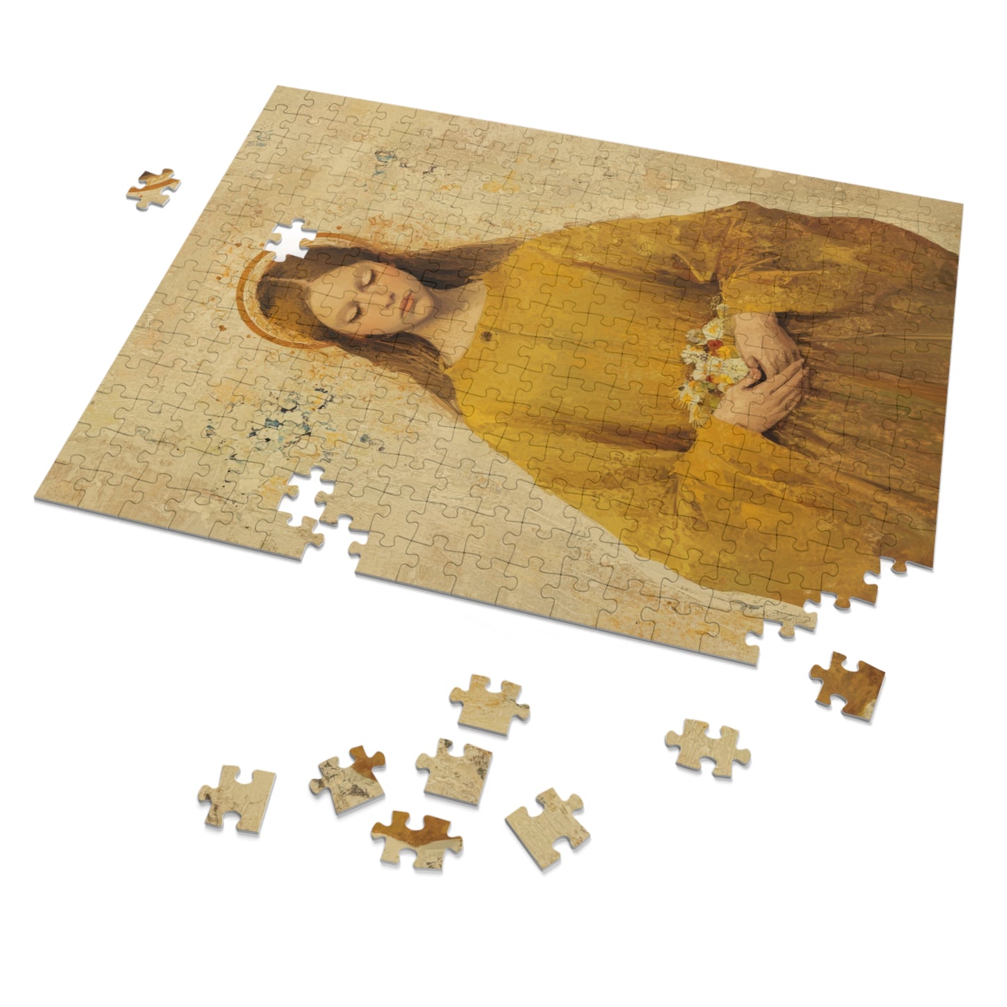 Saint Lucy - Puzzle and Keepsake Tin - Religious (30, 110, 252, 500,1000) - Religious Puzzle - Gifts for Catholic Families