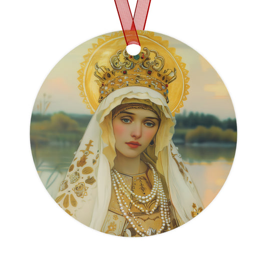 Saint Olga of Kyiv Metal Ornament - Religious Holiday Christmas Ornament and Keepsake - Catholic Keepsake