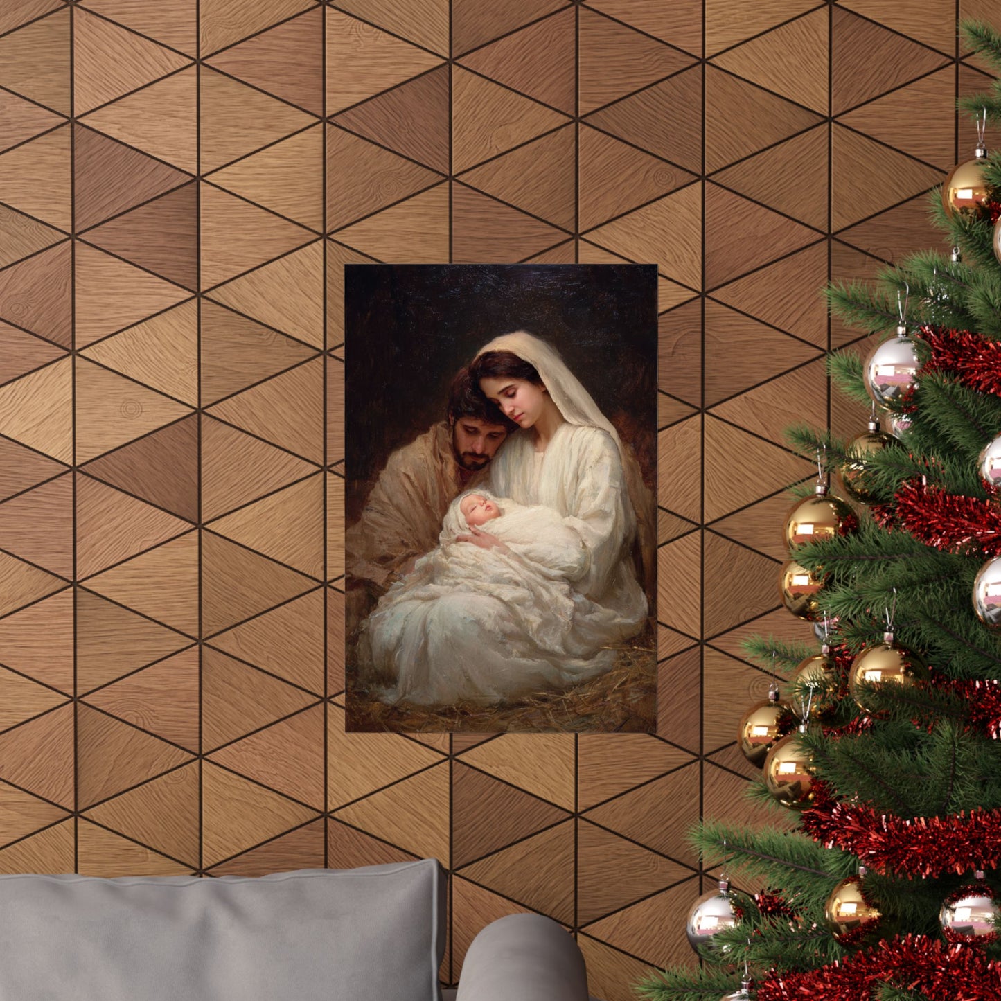 The Quiet Kingdom of the Holy Family - Sanctified Souls Print - Multiple Sizes - Premium Matte Vertical Posters