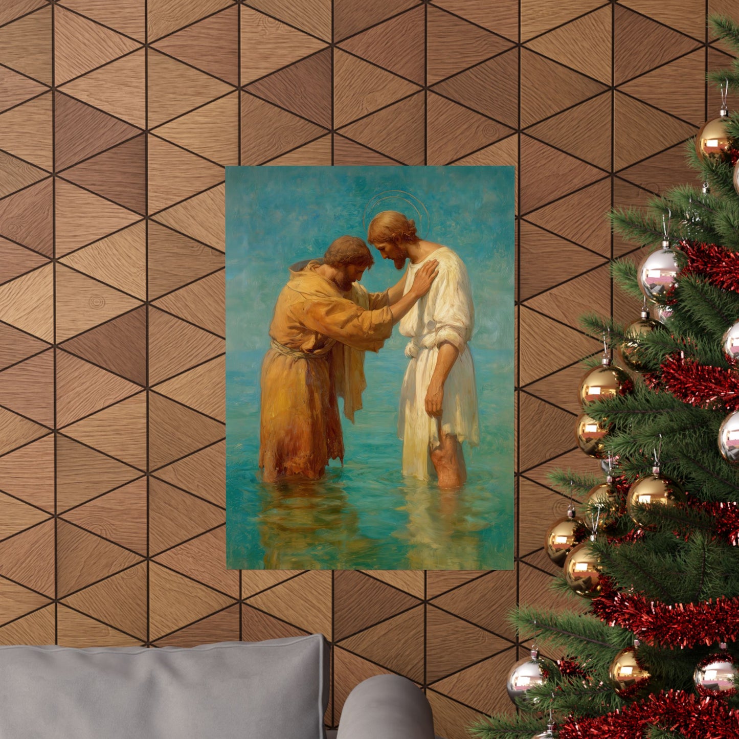 Saint John the Baptist, Servant of the Dawn - Sanctified Souls Print - Multiple Sizes - Premium Matte Vertical Posters