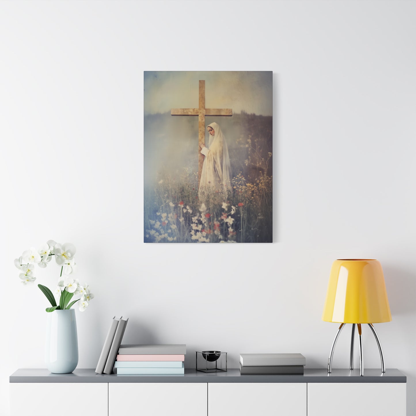 The Feast of the Exaltation of the Holy Cross - Multiple Sizes - Catholic Home art - Museum Wrapped Canvas - Sanctified Souls Print