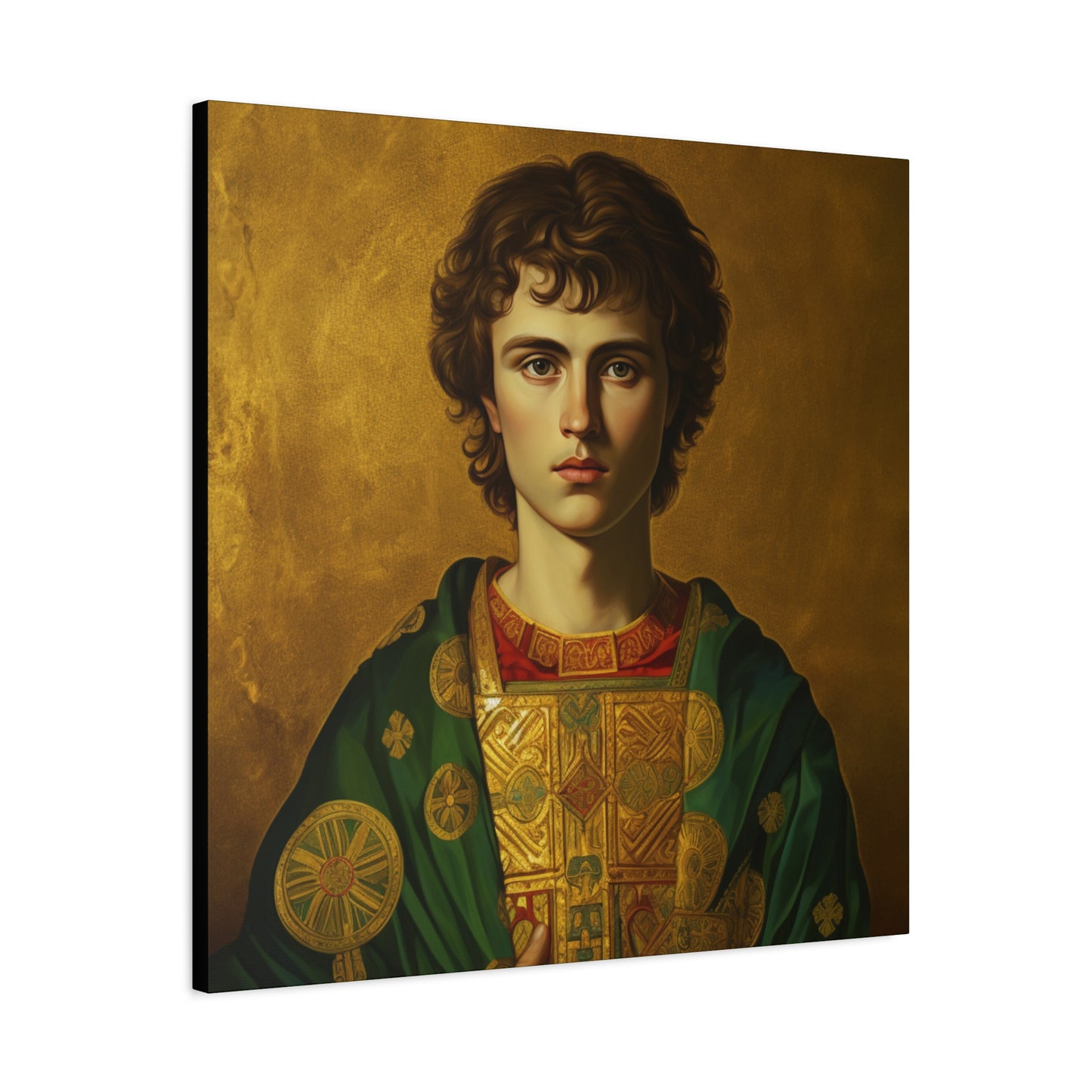 Saint Pantaleon Canvas Print - Multiple Sizes - Catholic Home art - Museum Wrapped Canvas - Sanctified Souls Print