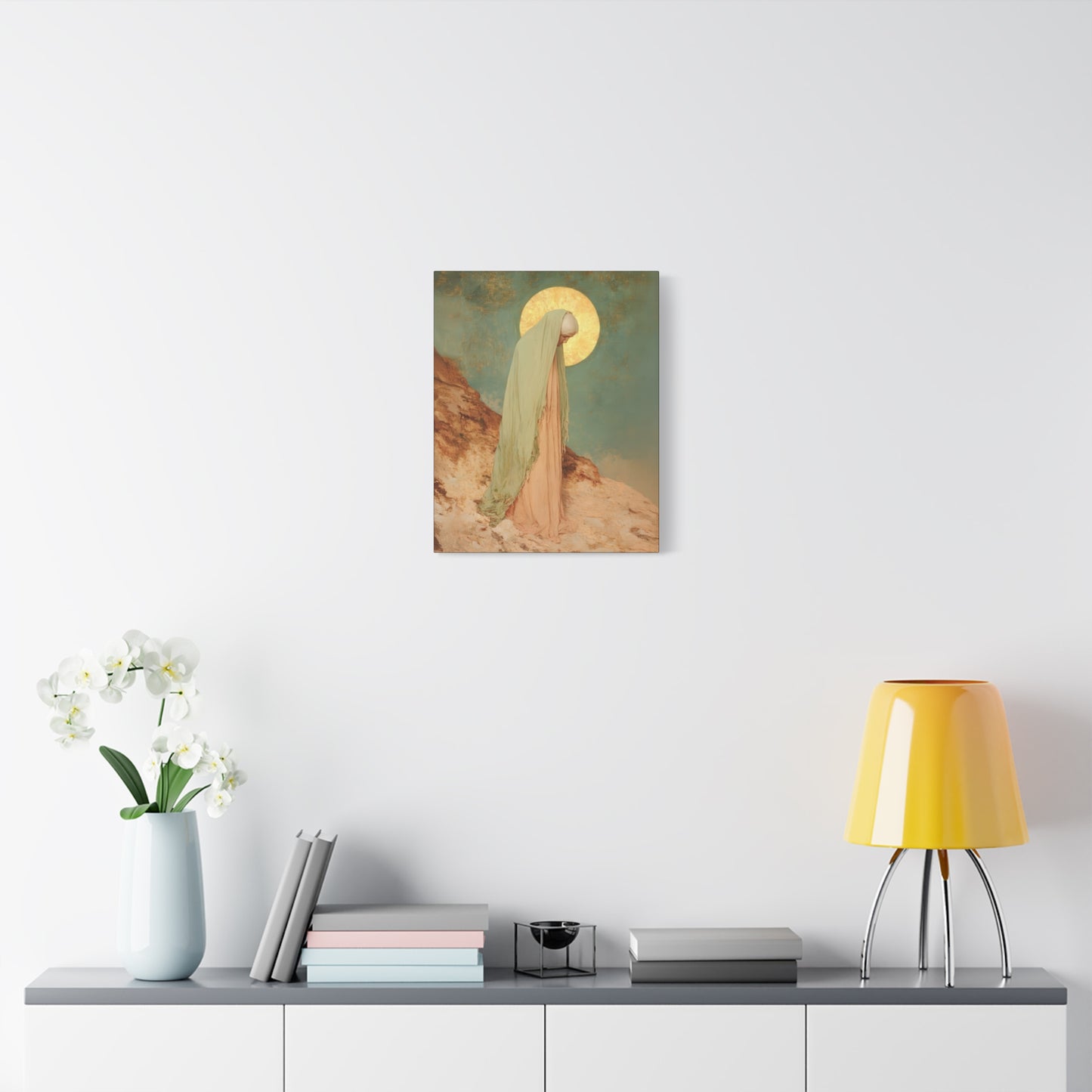 Saint Melania the Elder - Desert Mother - Gallery Wrapped Canvas - Print - Religious Art for your Home - Catholic Art Print