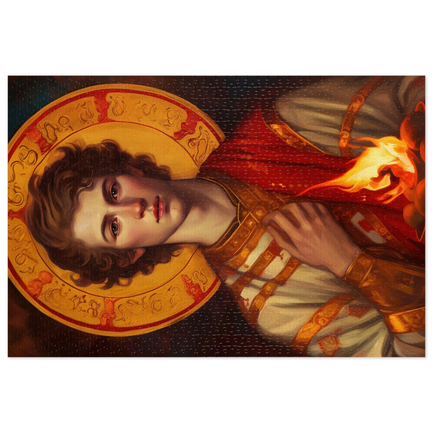 Saint Lawrence - Puzzle and Keepsake Tin - Religious Jigsaw Puzzle (30, 110, 252, 500,1000-Piece) - Religious Puzzle