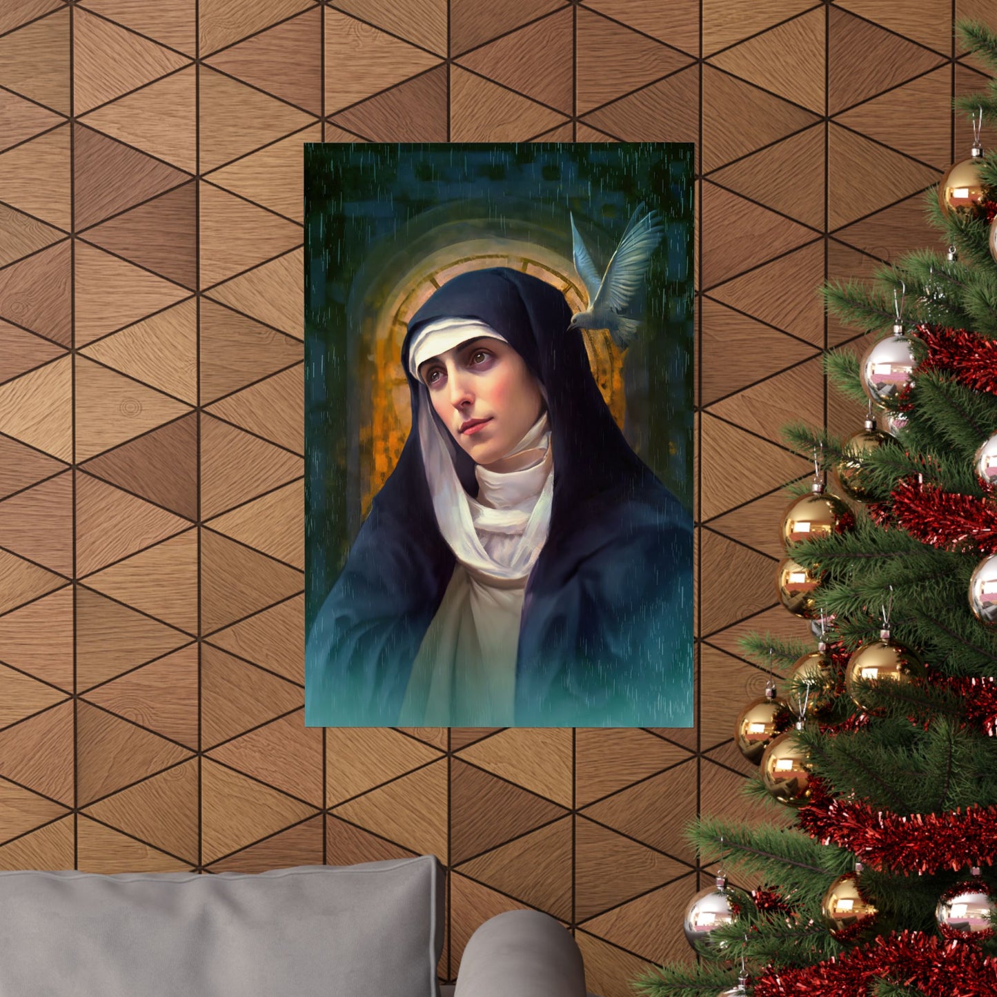 Saint Teresa of Ávila Print - Sanctified Souls Print - Multiple Sizes - Premium Matte Vertical Posters