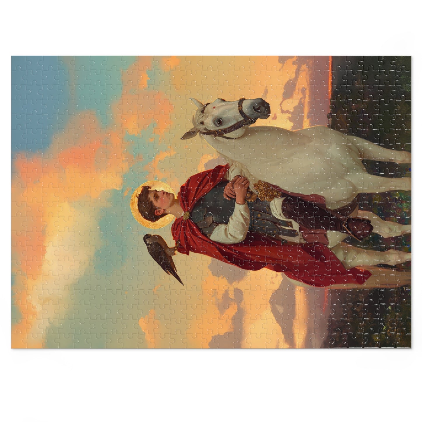 Saint Tryphon - Puzzle & Keepsake Tin - Religious Jigsaw Puzzle (30, 110, 252, 500,1000-Piece)