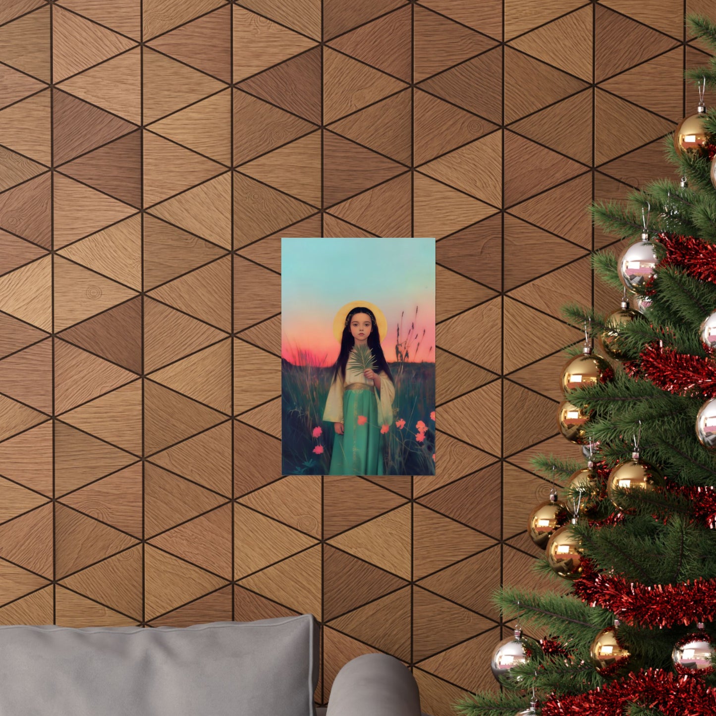 Saint Charity -  Sanctified Souls Print - Multiple Sizes - Premium Posters - Catholic Art - Christian Home - Martyr Saint