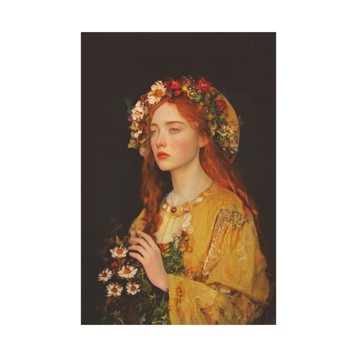 Radiance of Repentance - Mary Magdalene's Renewal - Catholic home - Multiple Sizes - Premium Poster - Catholic Art - Christian Decor
