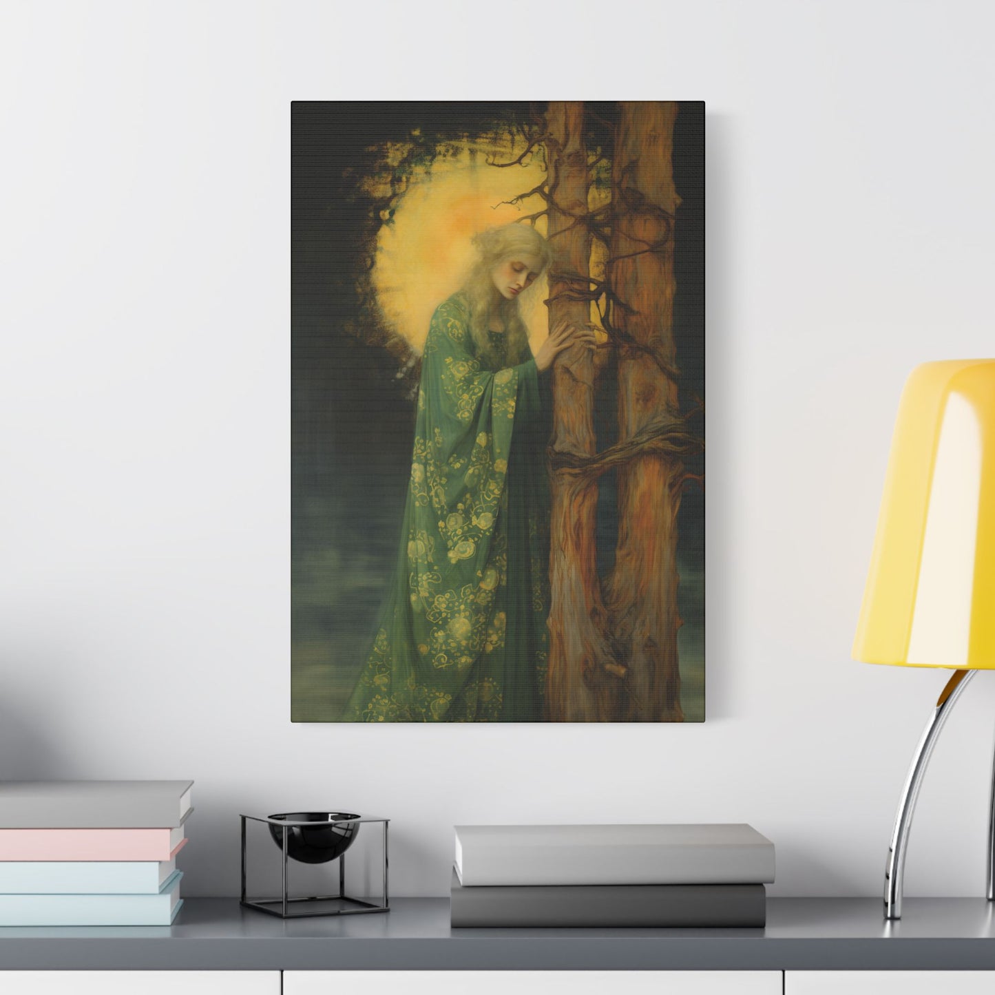 Saint Afra Canvas Print - Multiple Sizes - Catholic Home art - Gallery Wrapped Canvas - Sanctified Souls Print