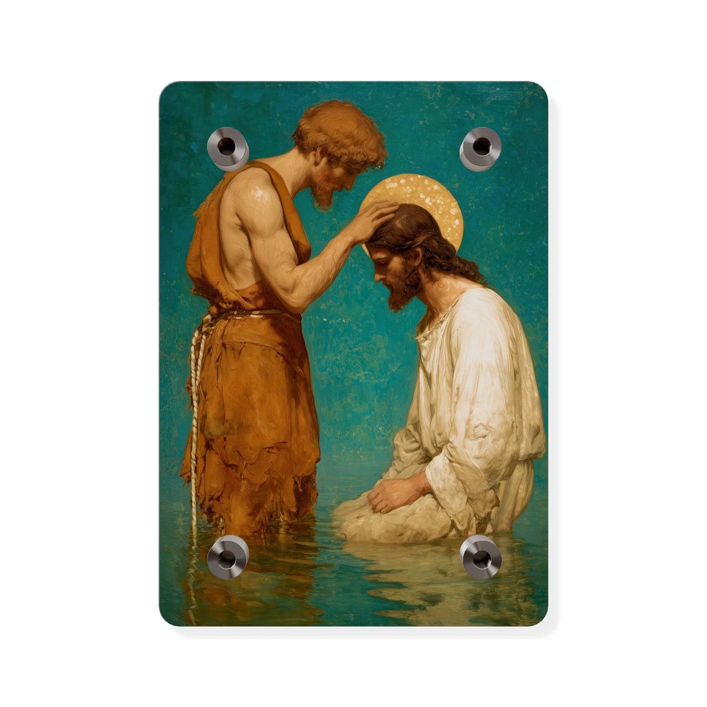 Saint John the Baptist, The Prophet and the Promise - Acrylic Wall Art Panel - Ready to Hang Acrylic Print - Catholic Saint Art
