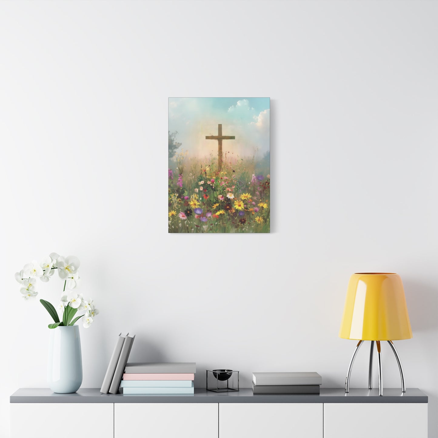 The Cross That Called the Earth to Life - Gallery Wrapped Canvas - Print - Religious Art for your Home - Catholic