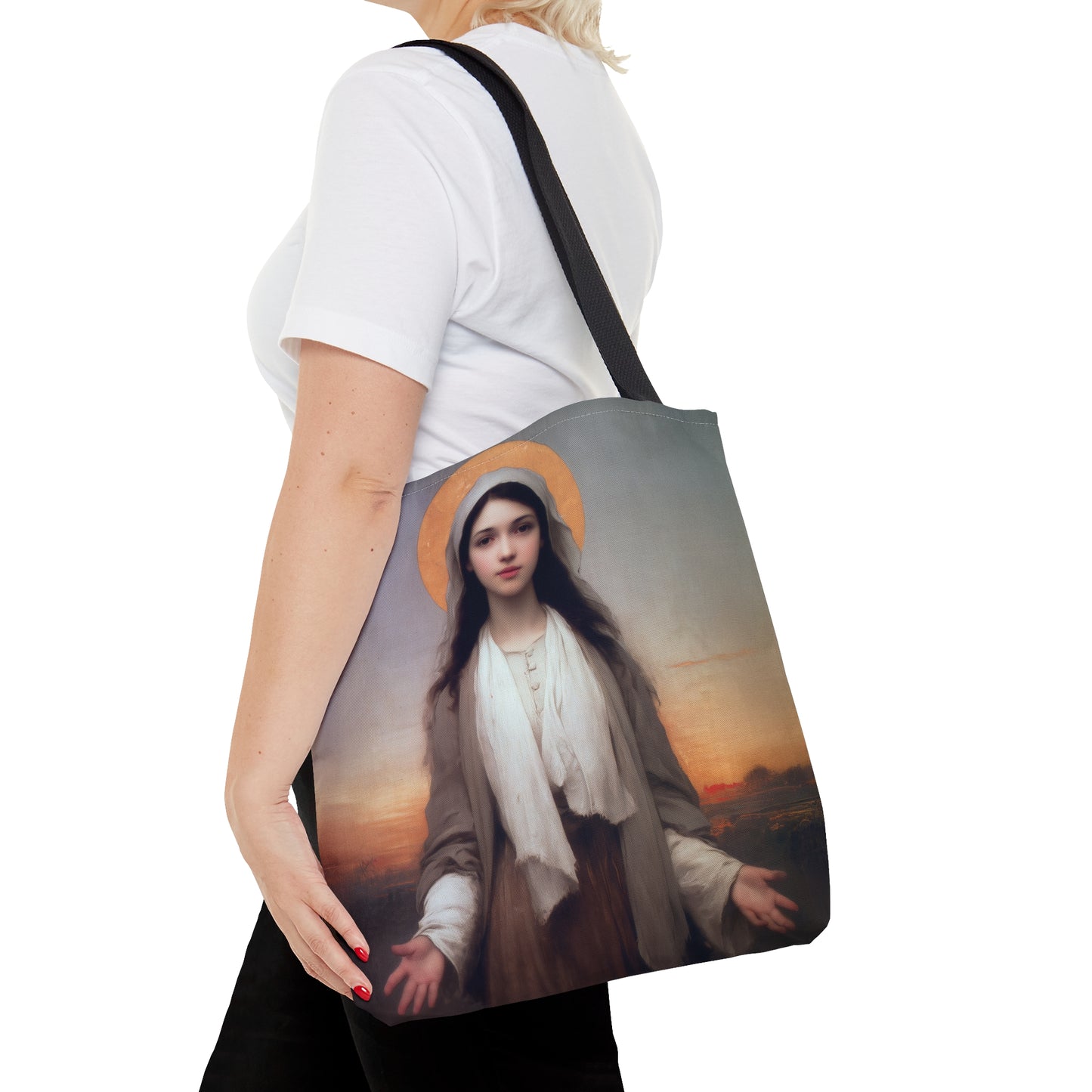 Saint Germaine Cousin - Tote Bag - Large Medium Small Faith Art Bag - Catholic Faith Purse