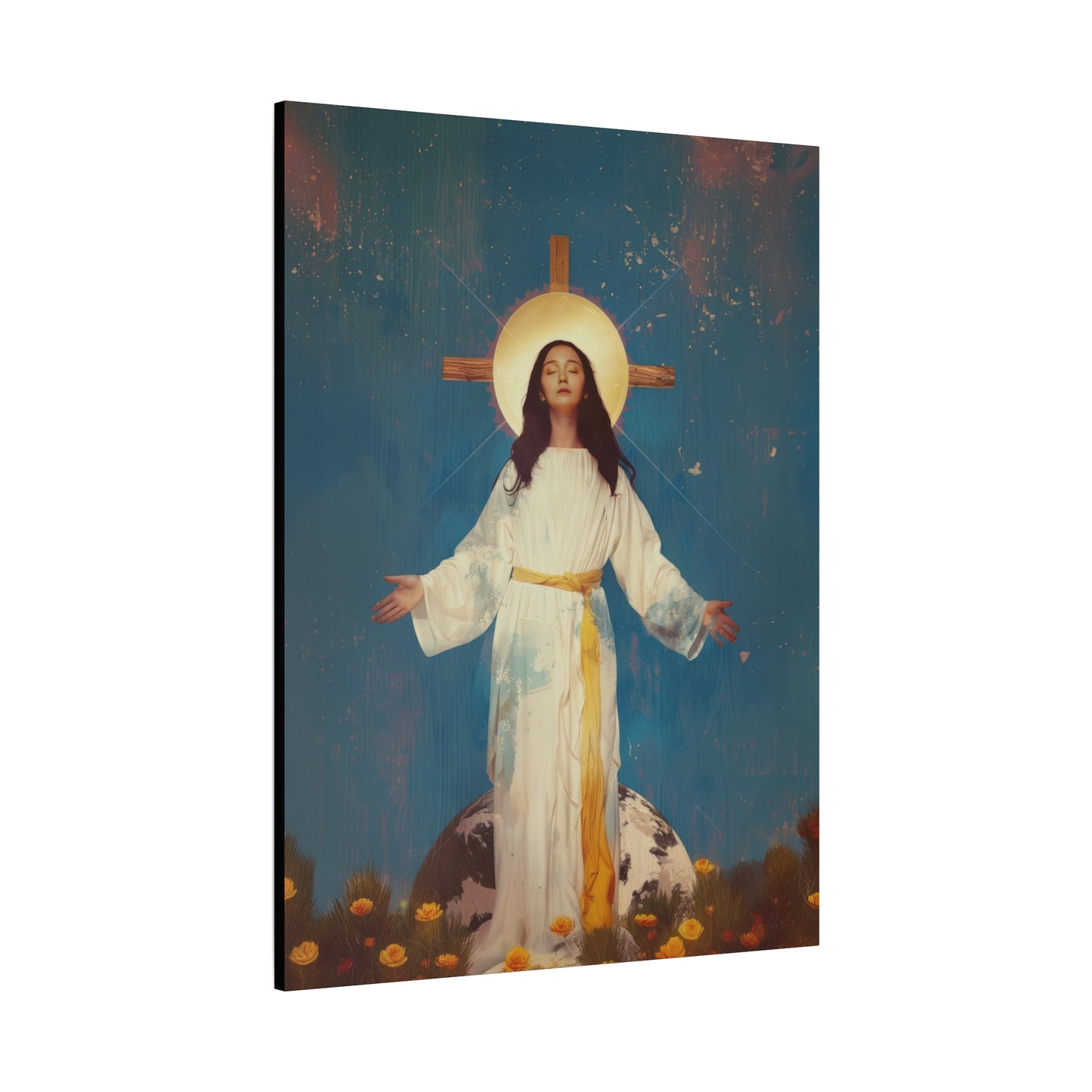 Our Lady of Akita - Mother Mary - Gallery Wrapped Canvas - Print - Religious Art for your Home - Catholic