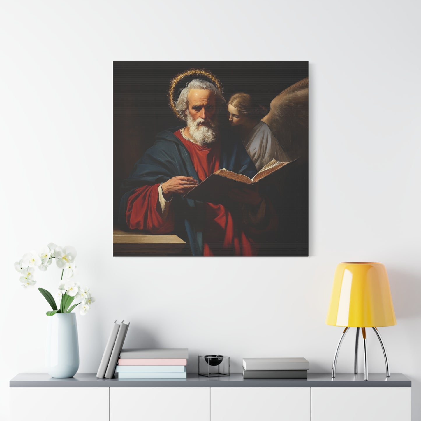 Saint Matthew the Apostle - Gallery Wrapped Canvas - Print - Religious Art for your Home - Catholic