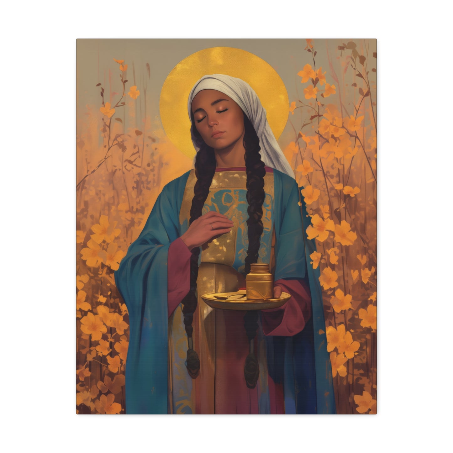Saint Hermione of Ephesus - Gallery Wrapped Canvas - Print - Religious Art for your Home - Catholic Art Print