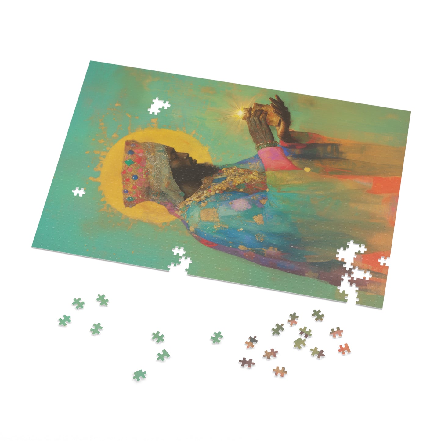 Balthazar and the Gift of Foretold Sorrow - 3 Wise Men - Puzzle and Keepsake Tin - Religious Jigsaw Puzzle (30, 110, 252, 500,1000-Piece)