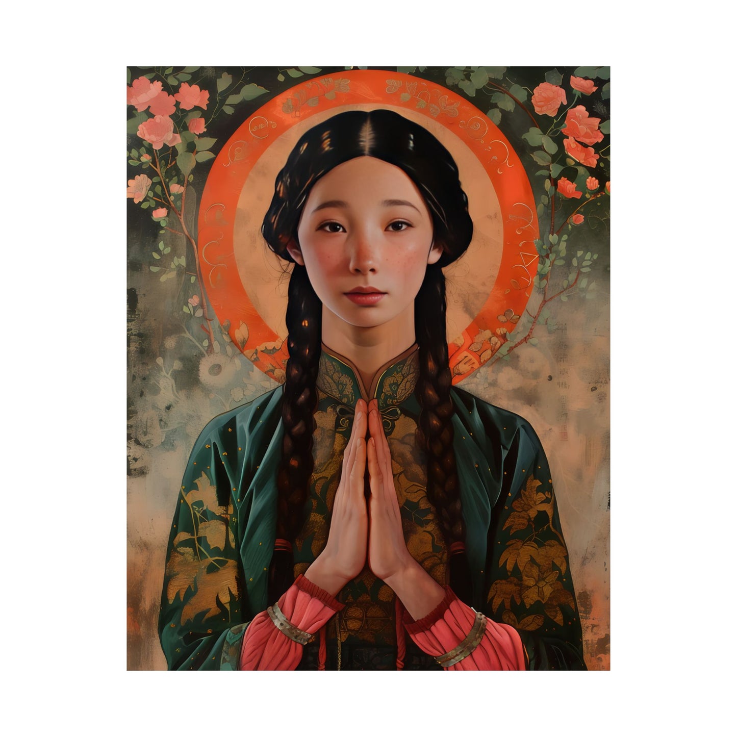Saint Anna Wang - Sanctified Souls Print - Multiple Sizes - Premium Matte Vertical Posters -  Martyr of China