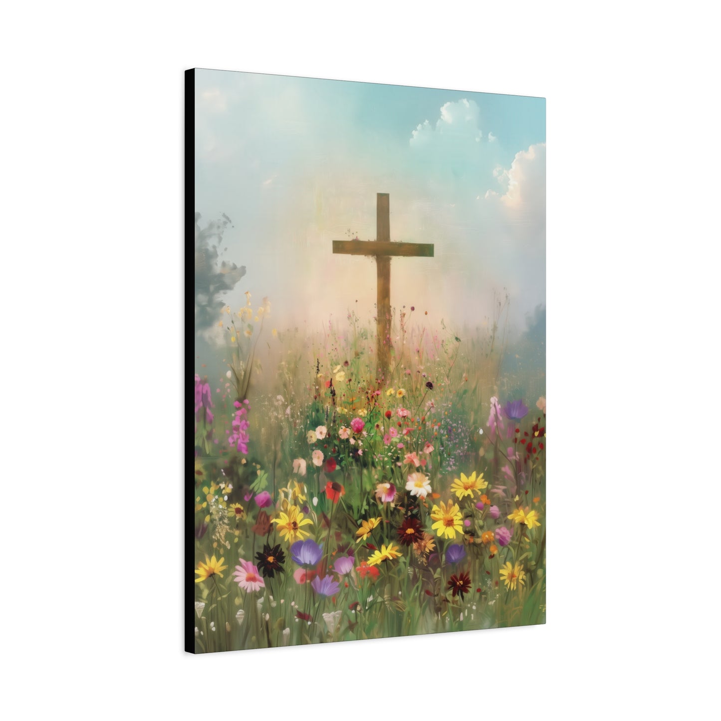 The Cross That Called the Earth to Life - Gallery Wrapped Canvas - Print - Religious Art for your Home - Catholic