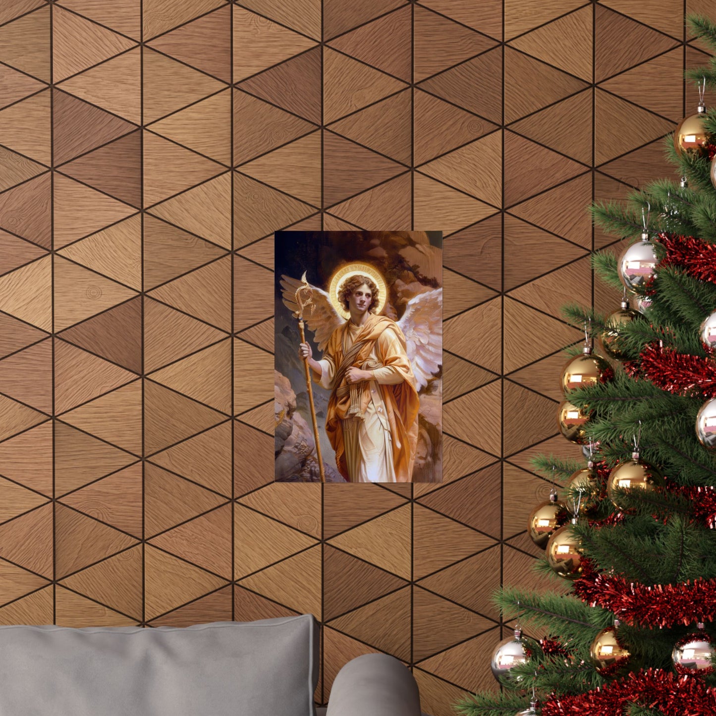 Saint Raphael the Archangel - Sanctified Souls Print - Multiple Sizes - Premium Matte Vertical Posters