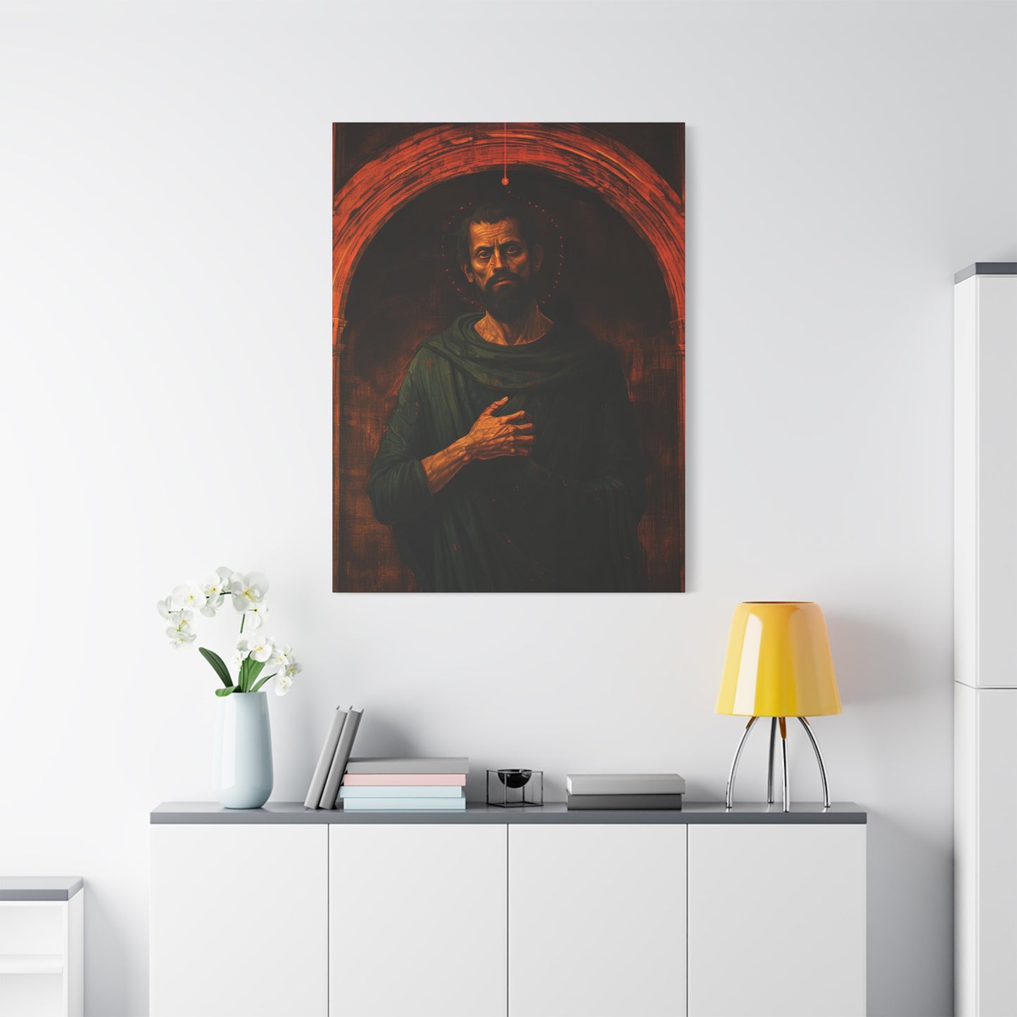 Saint Bartholomew Canvas Print - Multiple Sizes - Catholic Home art - Museum Wrapped Canvas - Sanctified Souls Print