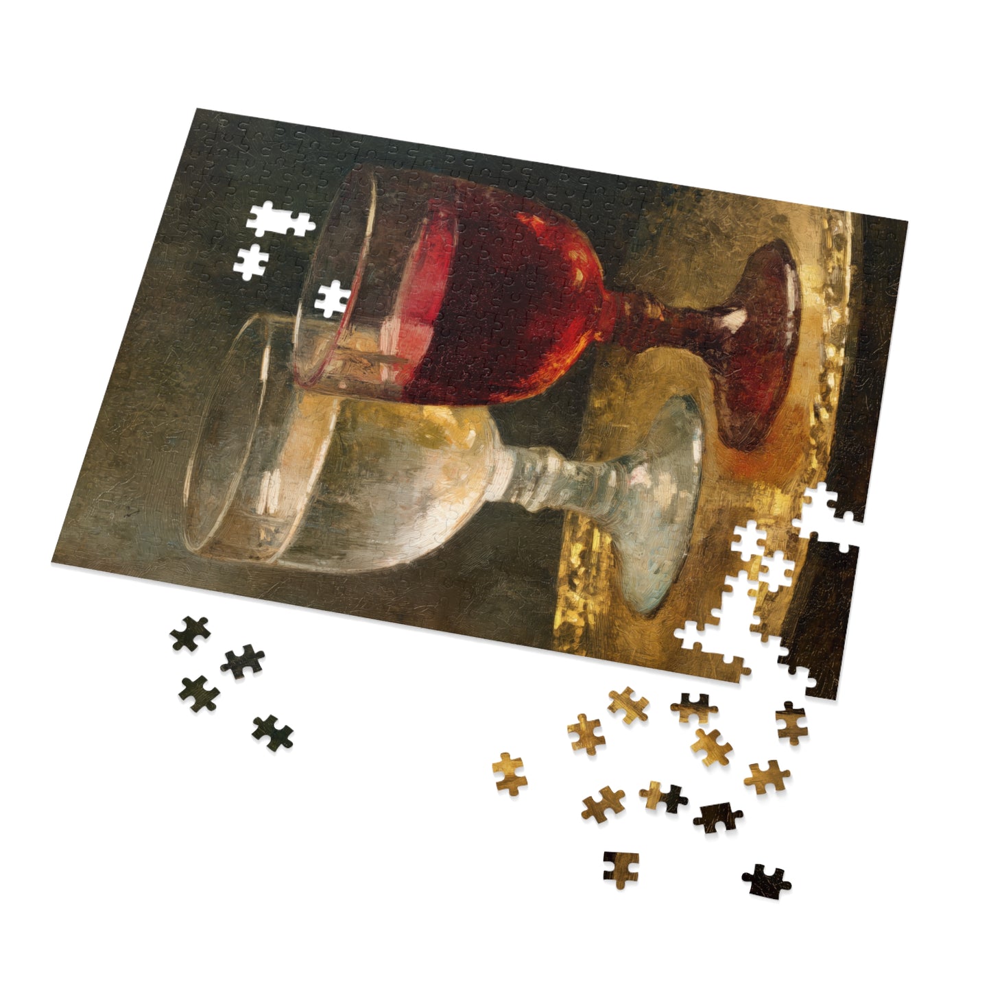 Cana and the Miracle of Abundance - Water into Wine - Puzzle & Keepsake Tin - Religious Jigsaw Puzzle (30, 110, 252, 500,1000-Piece)