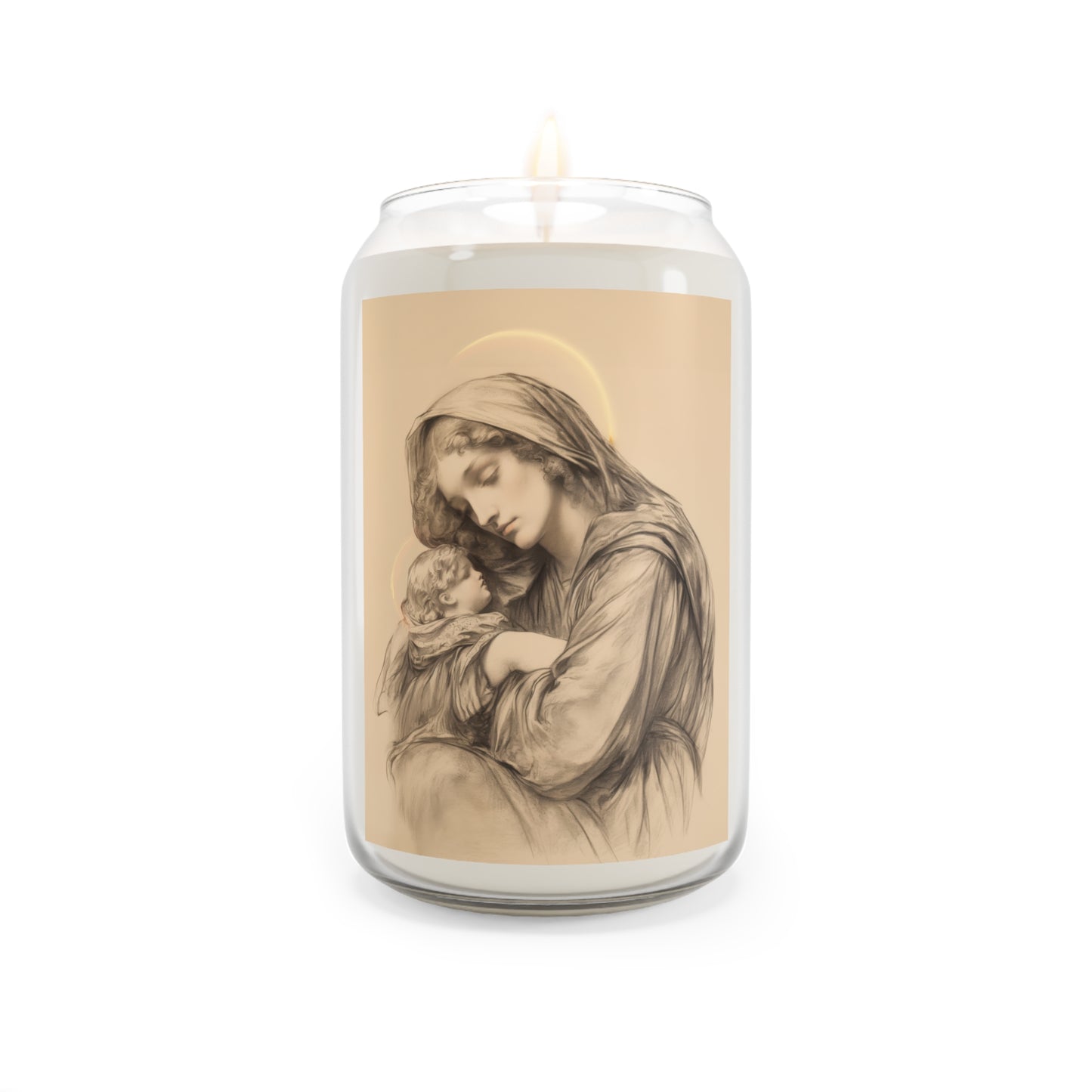 Grace Unveiled - The Nativity of the Virgin Mary - Scented Prayer Candle, 13.75oz -  Candle - Catholic Art - prayer room Scented Candle