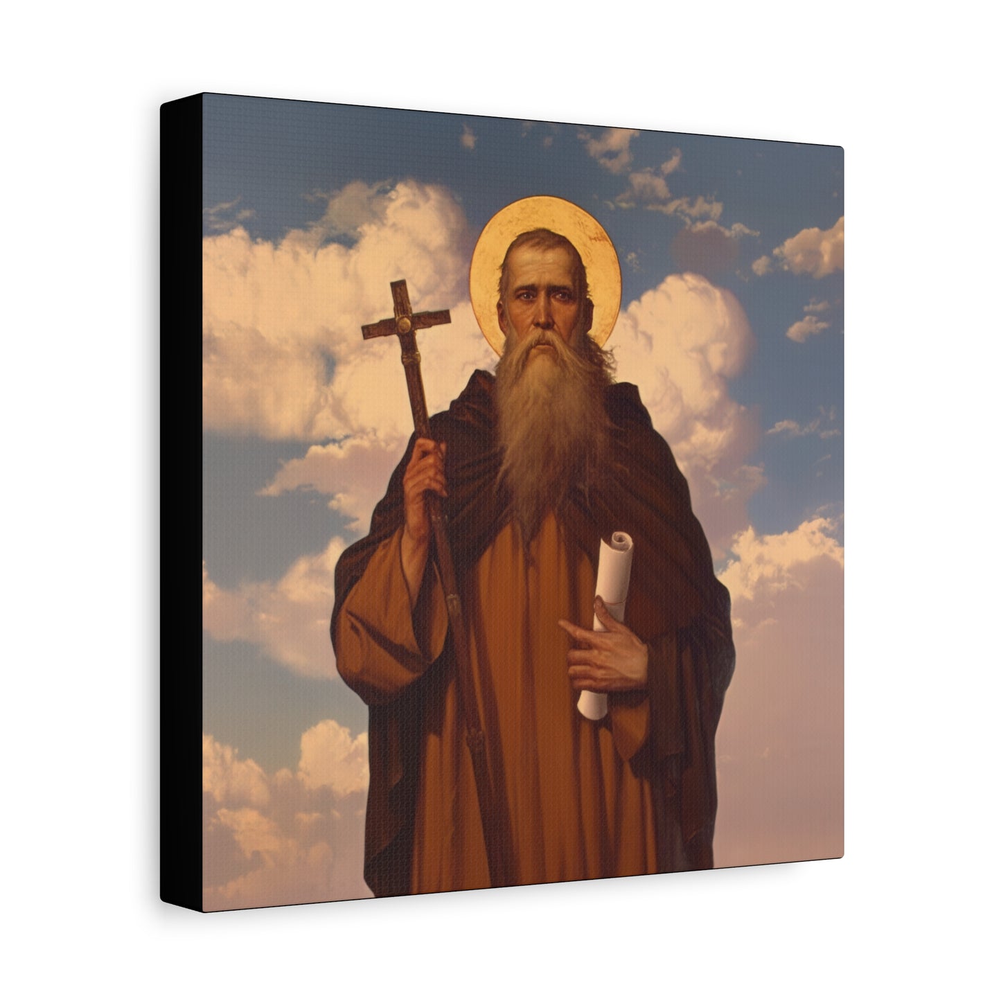 Saint Joannicus the Great / Loannikios of Mount Olympus - Gallery Wrapped Canvas - Print - Religious Art for your Home - Catholic Art Print