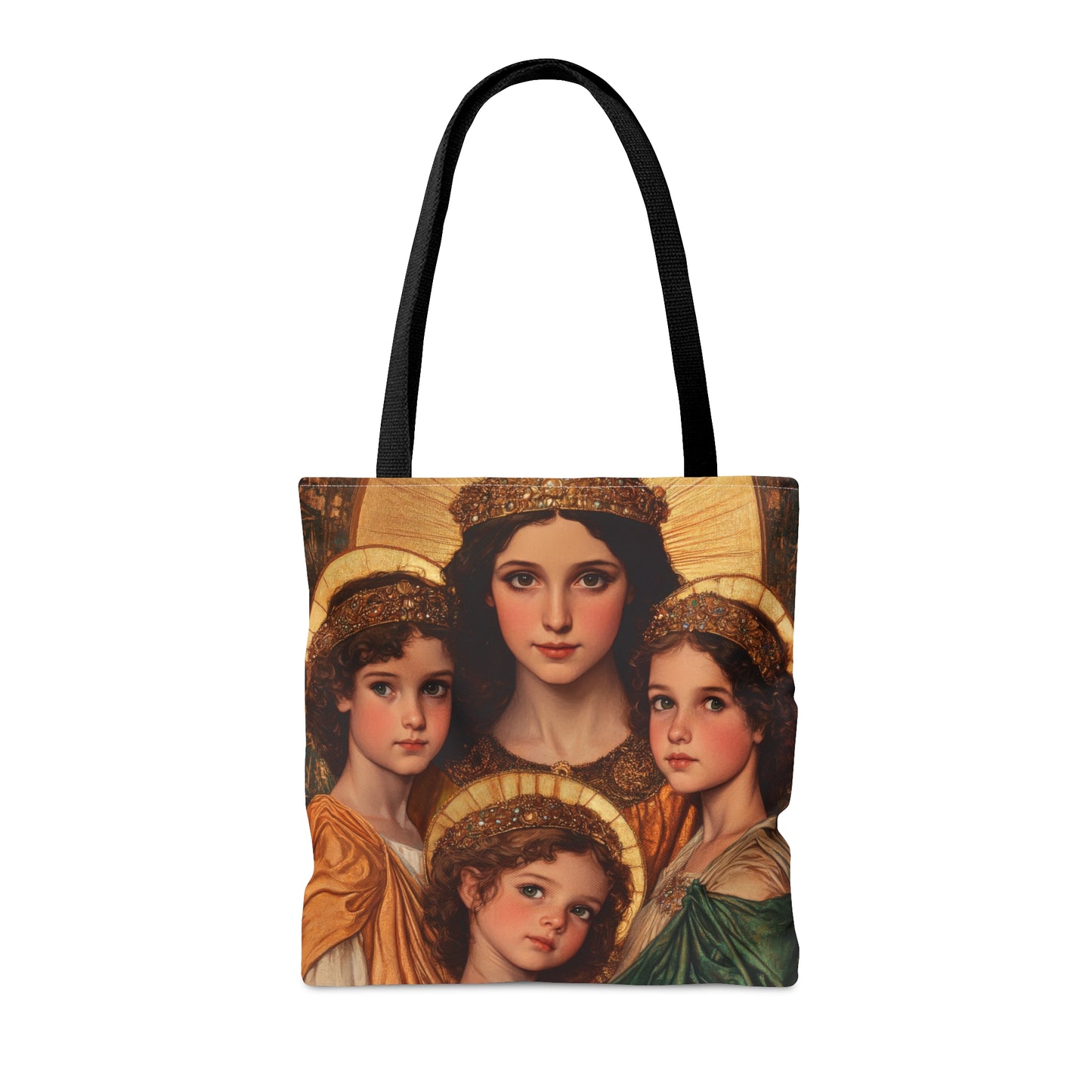 Saints Sophia, Faith, Hope and Charity Tote Bag - Large Medium Small Faith Art Bag - Catholic Faith Purse - Religious - Prayer Bag