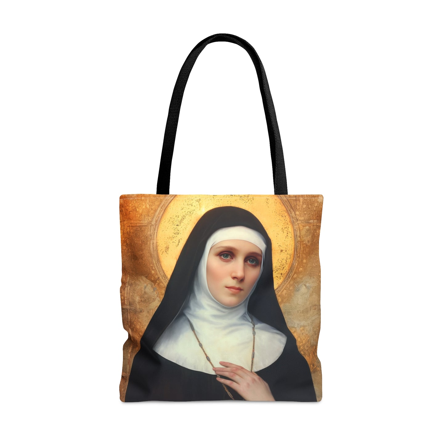 Saint Benedetta Cambiagio Tote Bag - Large Medium Small Faith Art Bag - Catholic Faith Purse - Religious Carry All Reusable Tote Bag