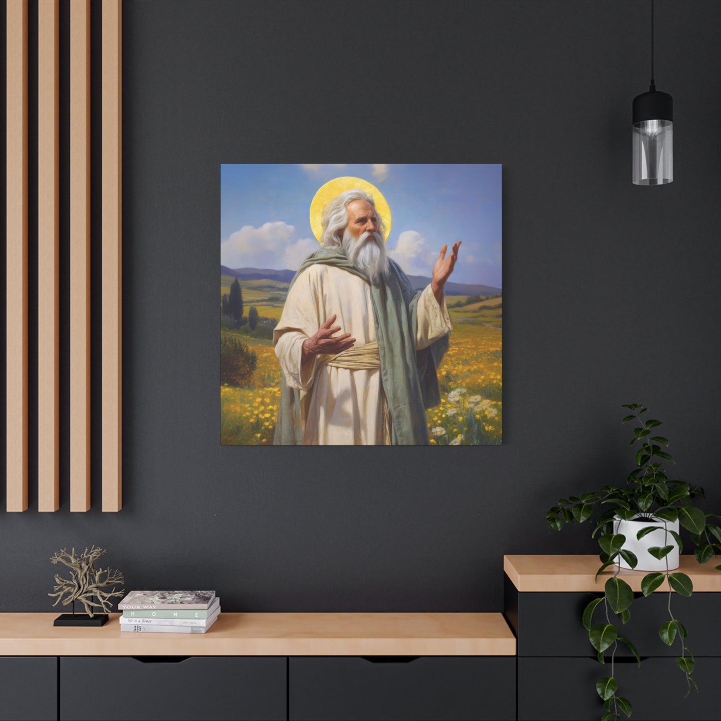 Saint Hilary of Arles - Gallery Wrapped Canvas - Print - Religious Art for your Home - Catholic Art Print