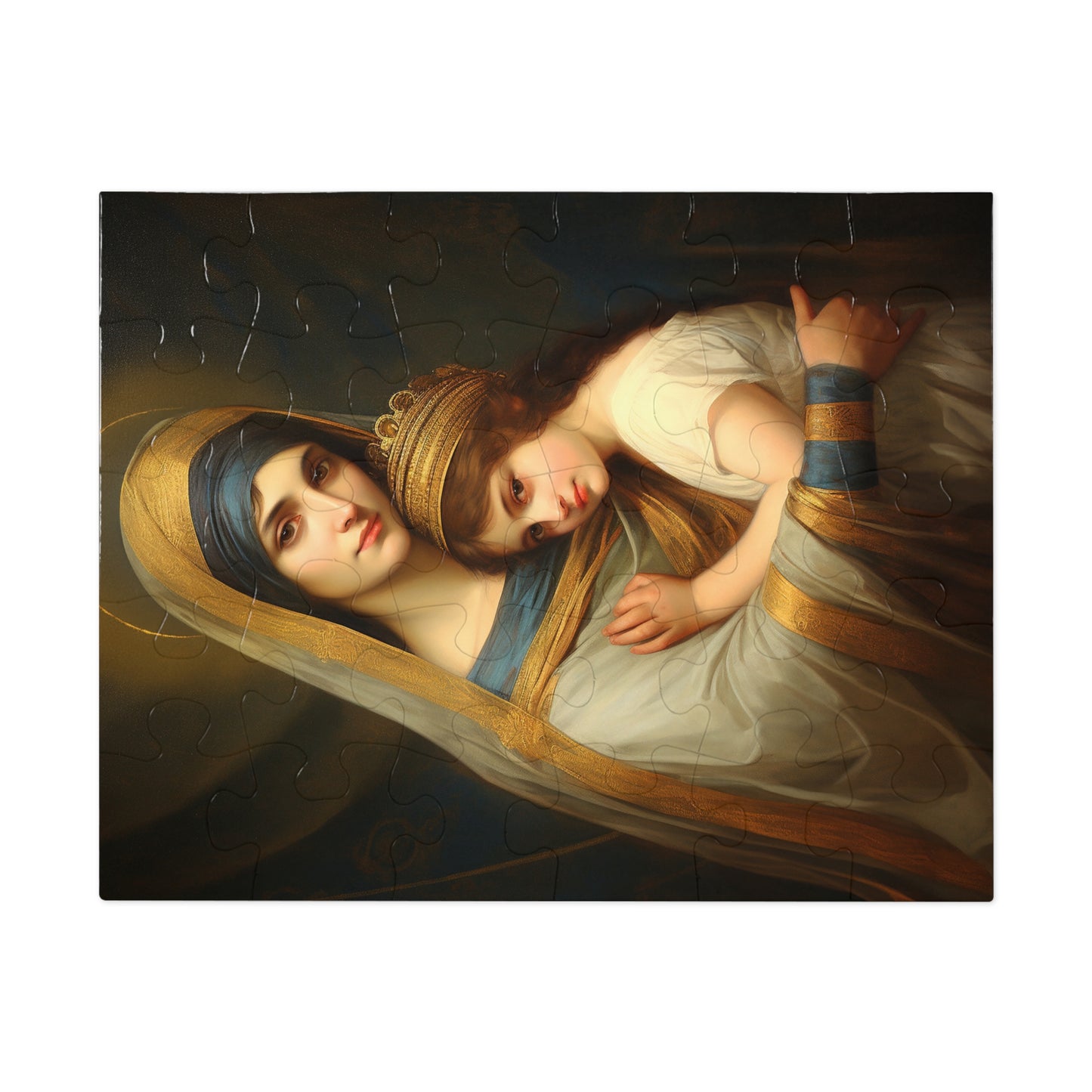 Saint Anne mother to Mary the Blessed Virgin - Puzzle and Keepsake Tin - Jigsaw Puzzle (30, 110, 252, 500,1000-Piece) - Religious Puzzle