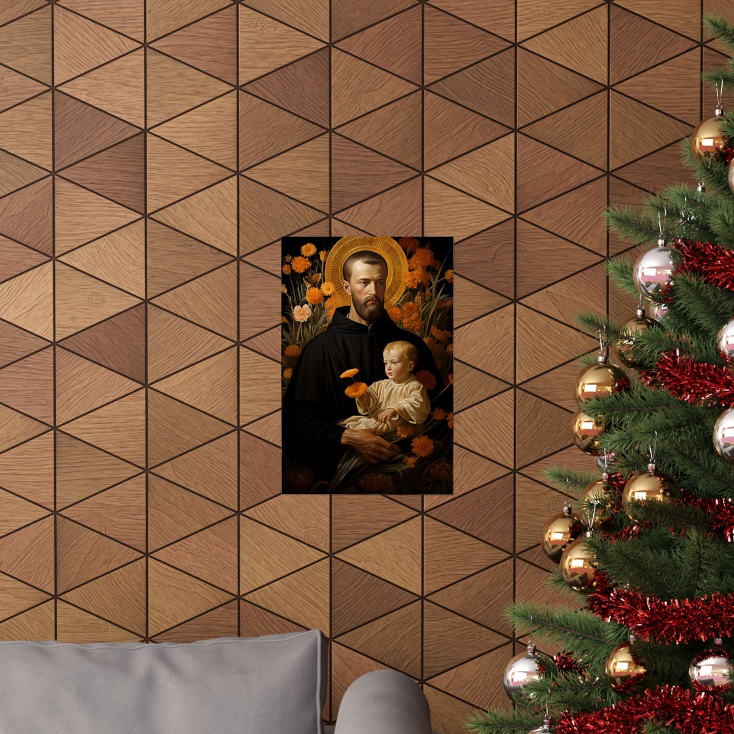 Saint Cajetan - Sanctified Souls Print - Multiple Sizes - Premium Matte Vertical Posters