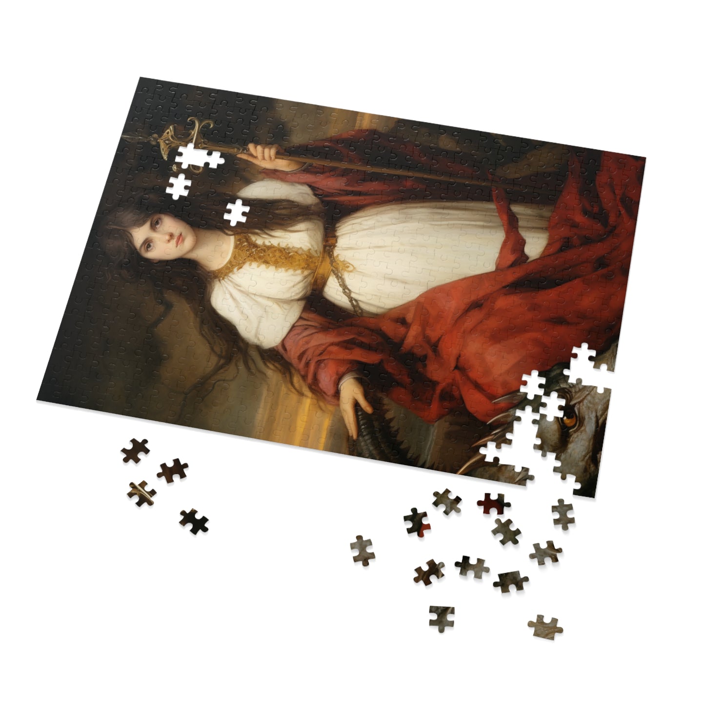 Saint Martha of Bethany - Puzzle and Keepsake Tin - Religious Jigsaw Puzzle (30, 110, 252, 500,1000-Piece) - Religious Puzzle