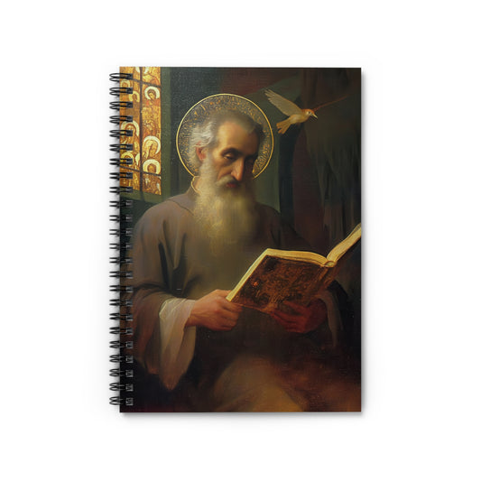 Saint Issac of Armenia - Sanctified Souls Art - Religious - Spiral Notebook - Ruled - Catholic - Devotional Journal - Journal Diary