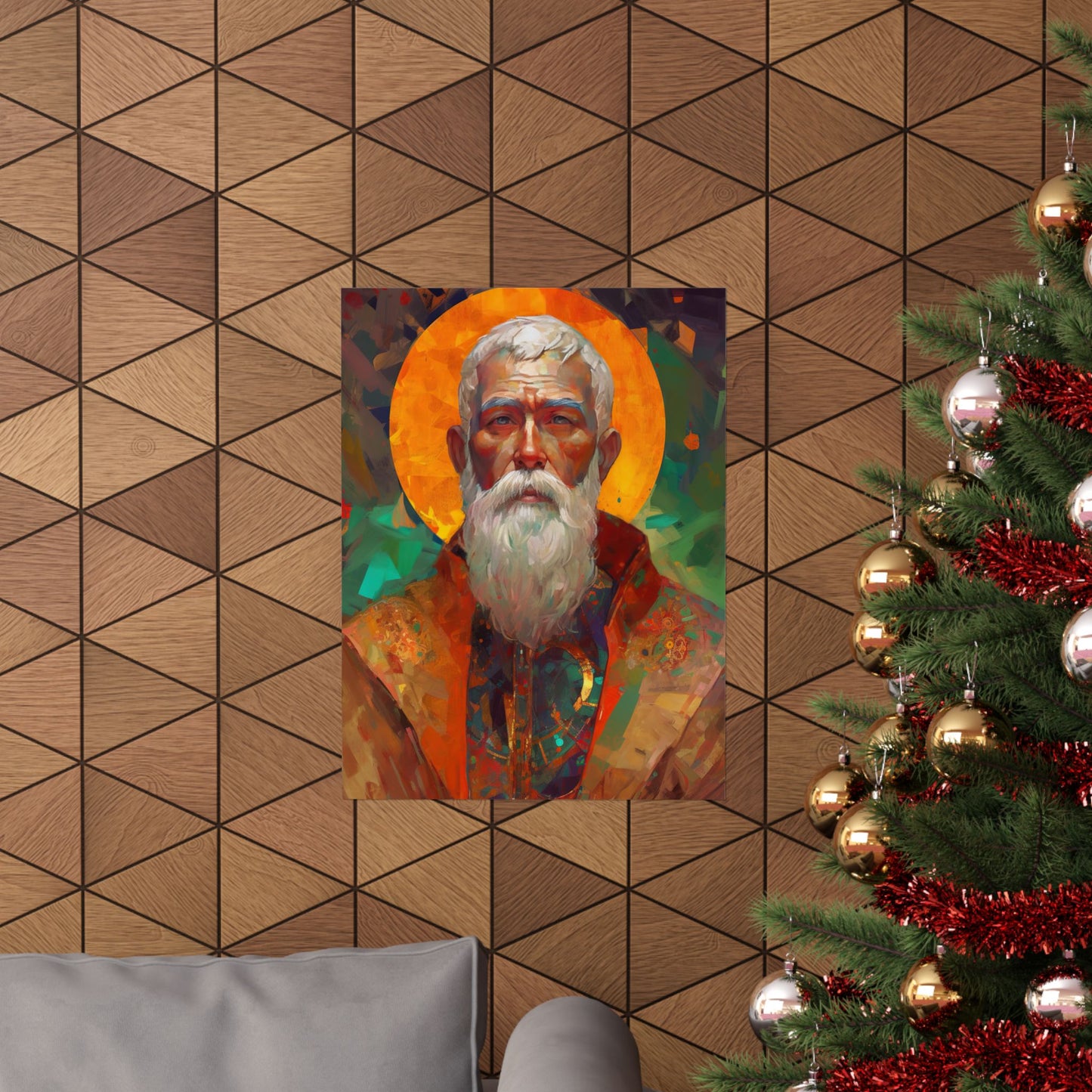 Saint Matthias the Apostle Print - Sanctified Souls Print - Multiple Sizes - Premium Matte Vertical Posters