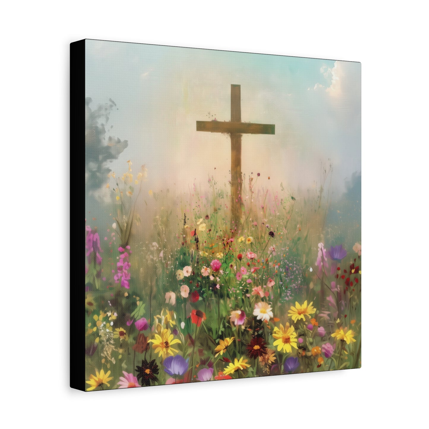 The Cross That Called the Earth to Life - Gallery Wrapped Canvas - Print - Religious Art for your Home - Catholic