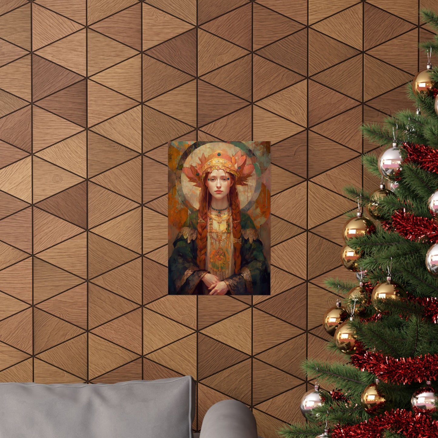 Saint Margaret of Scotland - Sanctified Souls Print - Multiple Sizes - Premium Matte Vertical Posters