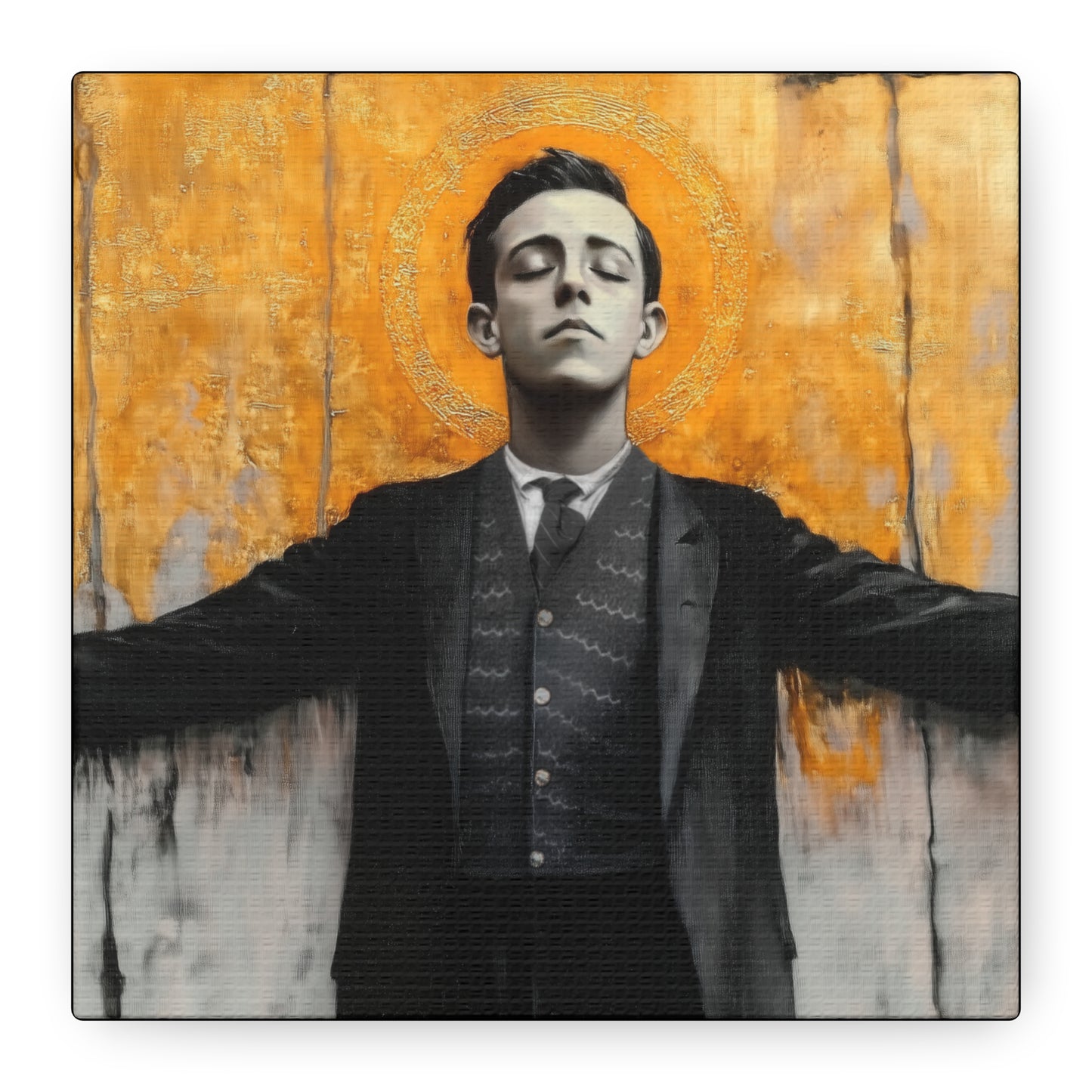 Blessed Miguel Pro- Gallery Wrapped Canvas - Print - Religious Art for your Home - Catholic Saint Art Print - Home Decor - Catholic Art