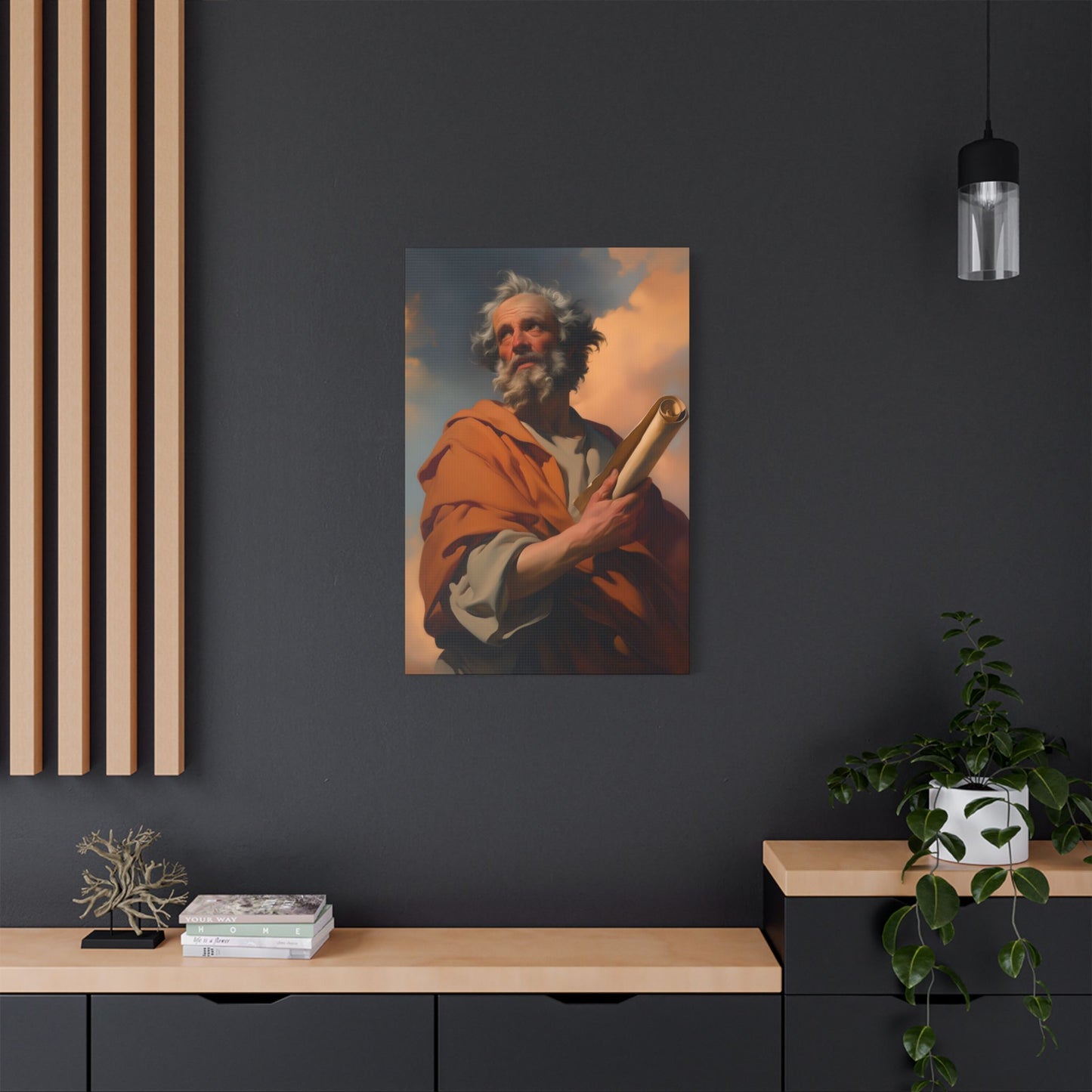 Saint Paul the Apostle-  Wrapped Canvas Print - Multiple Sizes - Catholic Home art Matte Canvas, Stretched