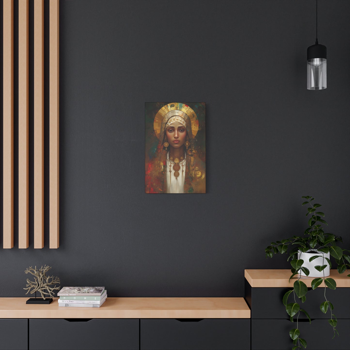 Saint Julia of Carthage - Museum Wrapped Canvas - Sanctified Souls Print - Religious Art for your Home