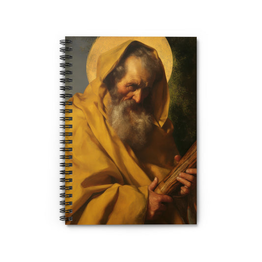 Saint James the Lesser - Apostle - Sanctified Souls Art - Religious - Spiral Notebook - Ruled - Catholic - Devotional Journal - Diary
